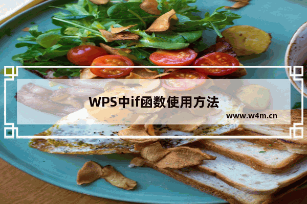 WPS中if函数使用方法