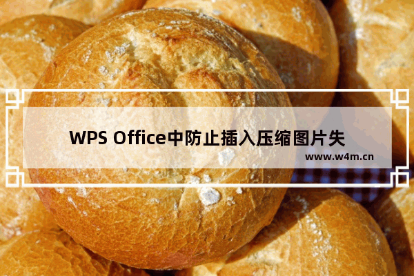 WPS Office中防止插入压缩图片失真的小技巧