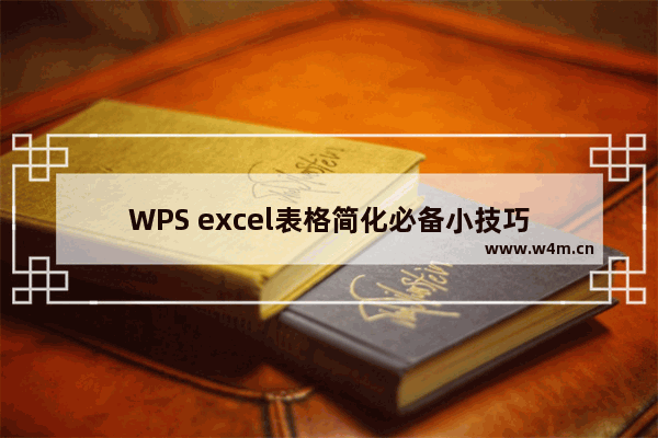 WPS excel表格简化必备小技巧