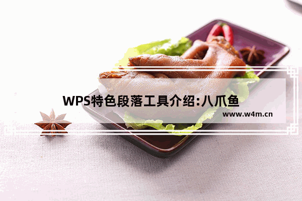 WPS特色段落工具介绍:八爪鱼