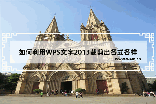 如何利用WPS文字2013裁剪出各式各样的图片