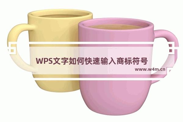 WPS文字如何快速输入商标符号