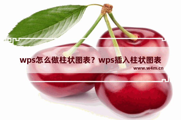 wps怎么做柱状图表？wps插入柱状图表方法介绍