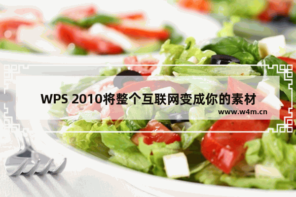 WPS 2010将整个互联网变成你的素材库