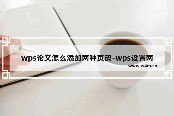 wps论文怎么添加两种页码-wps设置两种页码的详细方法