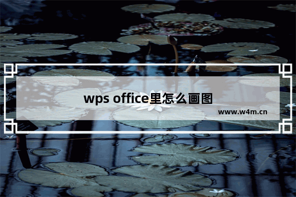 wps office里怎么画图