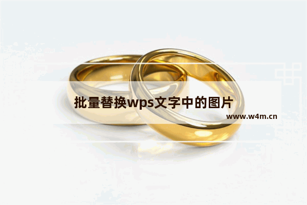 批量替换wps文字中的图片