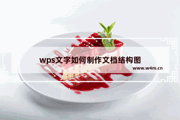 wps文字如何制作文档结构图