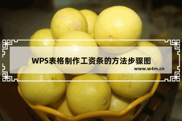 WPS表格制作工资条的方法步骤图