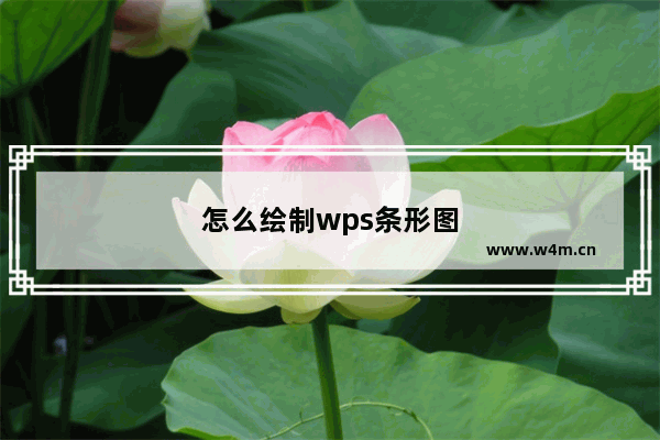 怎么绘制wps条形图