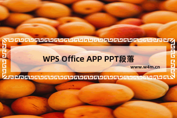 WPS Office APP PPT段落功能的使用方法