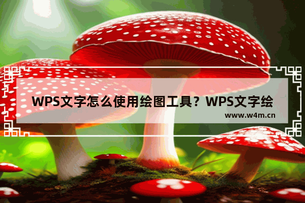 WPS文字怎么使用绘图工具？WPS文字绘图工具使用方法