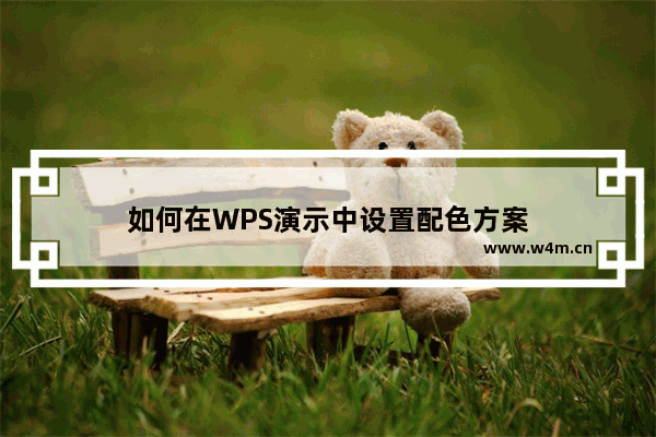 如何在WPS演示中设置配色方案