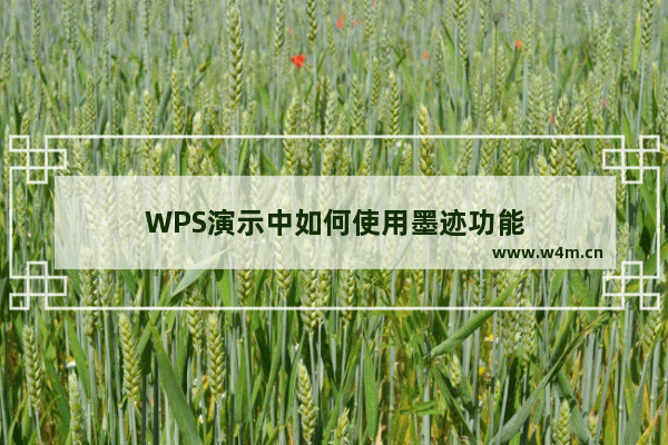 WPS演示中如何使用墨迹功能