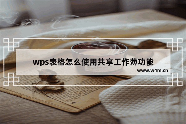 wps表格怎么使用共享工作薄功能