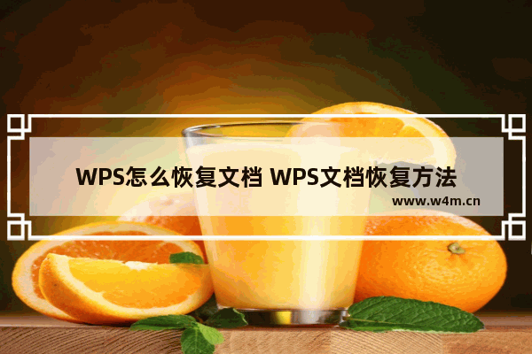 WPS怎么恢复文档 WPS文档恢复方法