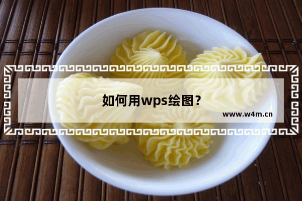 如何用wps绘图？