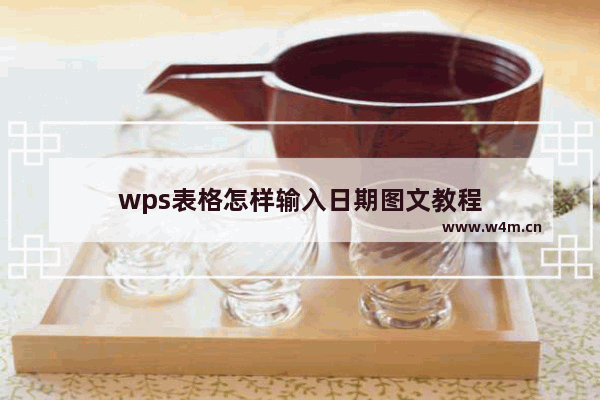 wps表格怎样输入日期图文教程