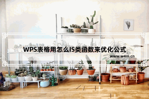 WPS表格用怎么IS类函数来优化公式