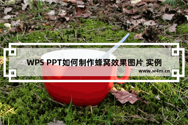 WPS PPT如何制作蜂窝效果图片 实例教程