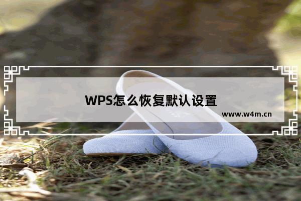 WPS怎么恢复默认设置