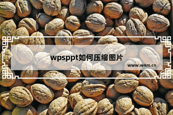 wpsppt如何压缩图片