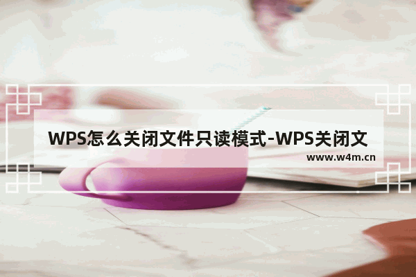 WPS怎么关闭文件只读模式-WPS关闭文件只读模式方法