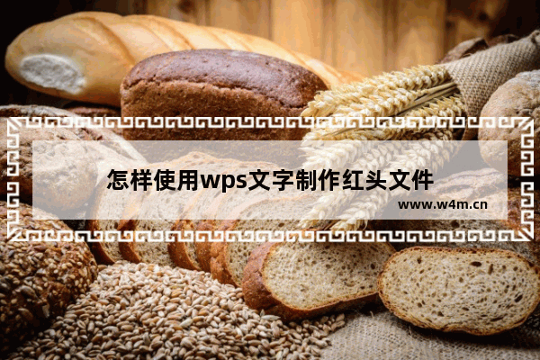 怎样使用wps文字制作红头文件