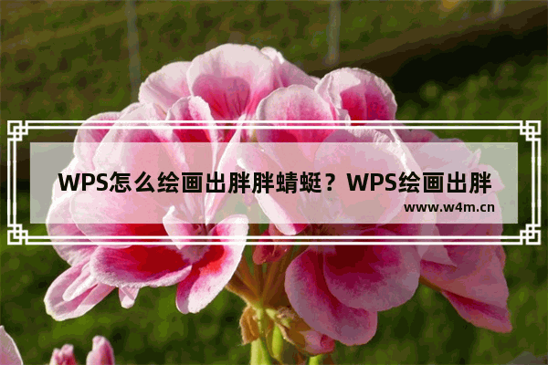 WPS怎么绘画出胖胖蜻蜓？WPS绘画出胖胖蜻蜓的方法