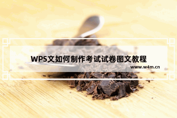 WPS文如何制作考试试卷图文教程