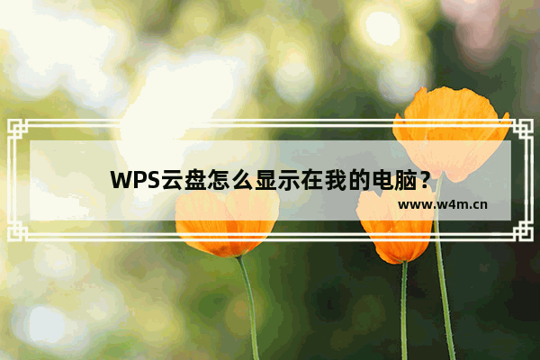 WPS云盘怎么显示在我的电脑？