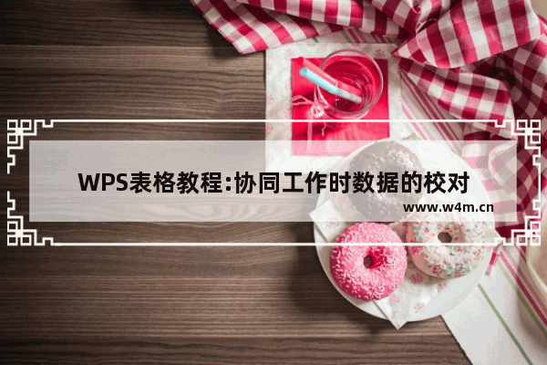 WPS表格教程:协同工作时数据的校对