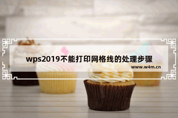 wps2019不能打印网格线的处理步骤