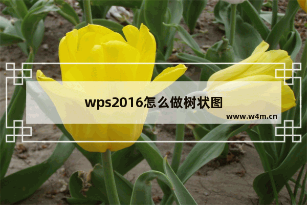 wps2016怎么做树状图