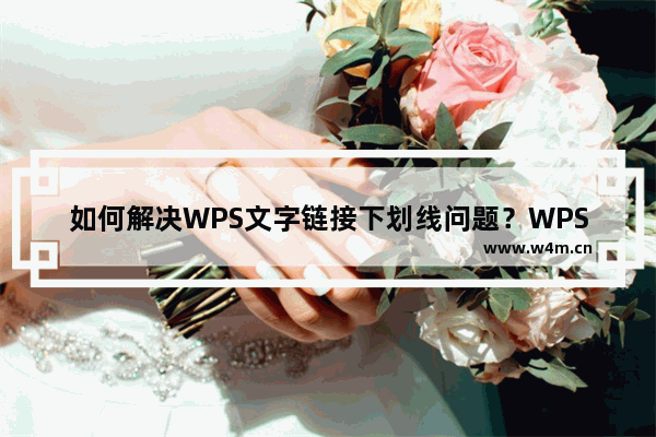 如何解决WPS文字链接下划线问题？WPS文字链接下划线问题的解决方法