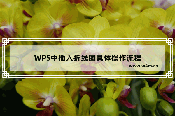 WPS中插入折线图具体操作流程