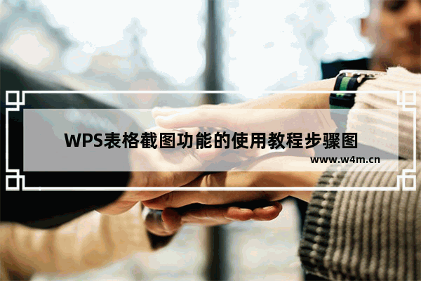 WPS表格截图功能的使用教程步骤图