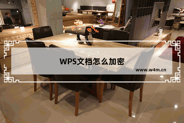 WPS文档怎么加密