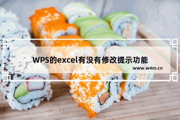 WPS的excel有没有修改提示功能