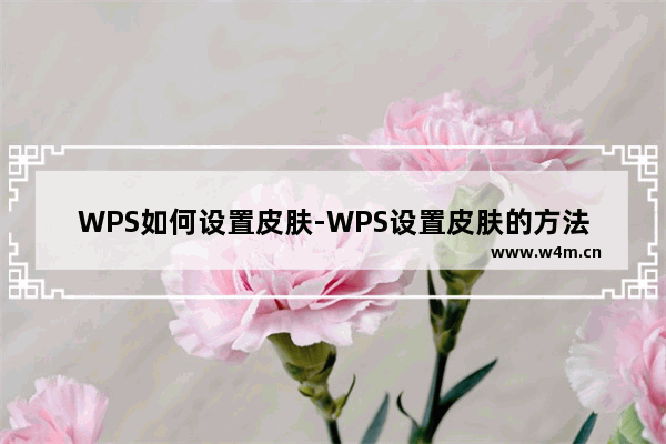 WPS如何设置皮肤-WPS设置皮肤的方法