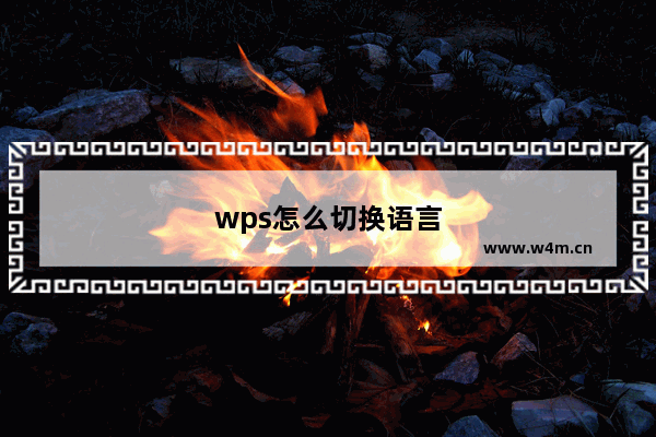 wps怎么切换语言