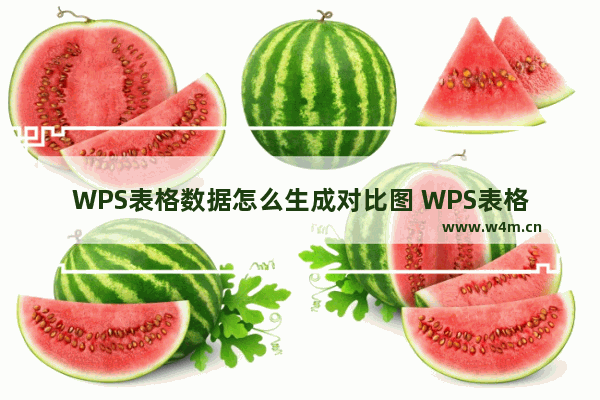 WPS表格数据怎么生成对比图 WPS表格数据生成对比图详细步骤教程