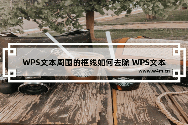 WPS文本周围的框线如何去除 WPS文本周围的框线去除操作教学