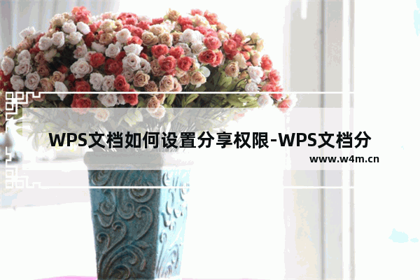 WPS文档如何设置分享权限-WPS文档分享权限介绍