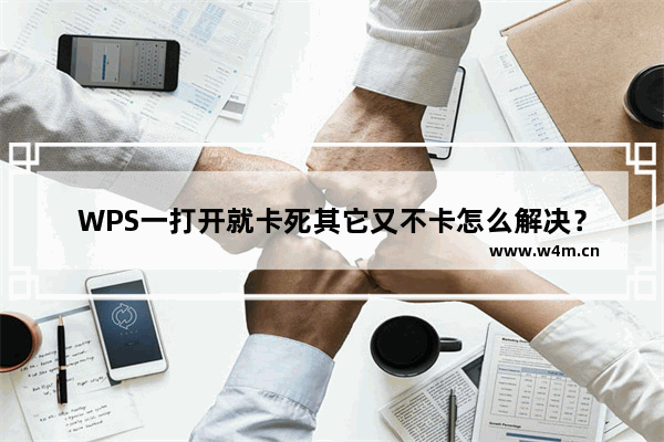 WPS一打开就卡死其它又不卡怎么解决？