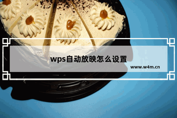 wps自动放映怎么设置