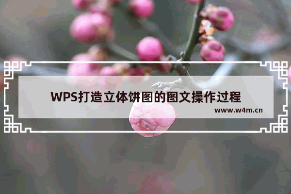 WPS打造立体饼图的图文操作过程