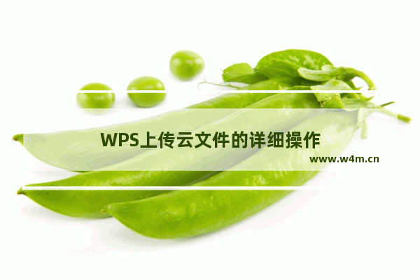 WPS上传云文件的详细操作