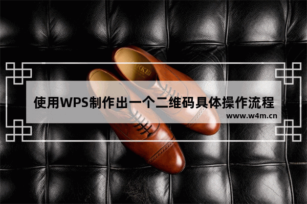 使用WPS制作出一个二维码具体操作流程