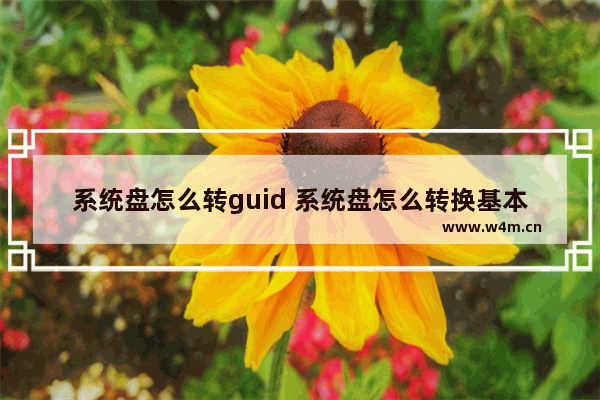 系统盘怎么转guid 系统盘怎么转换基本磁盘